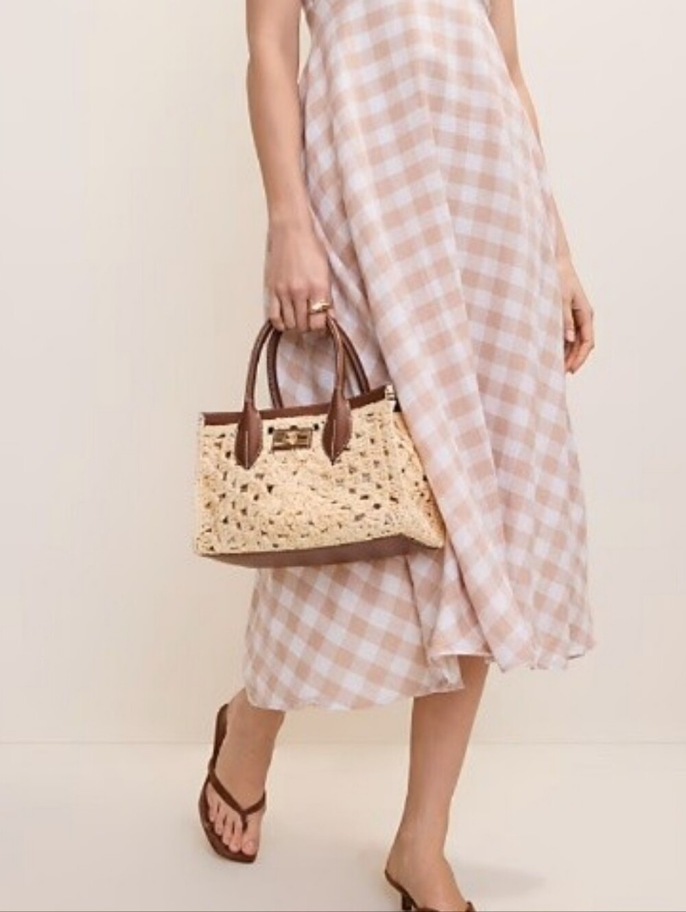 Woven Straw Tote